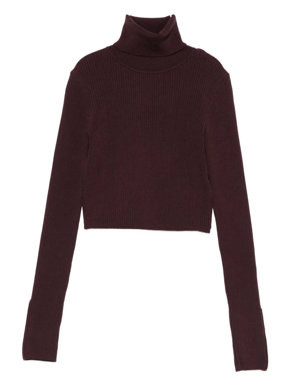 

Укороченный топ в рубчик Elisabetta Franchi, красный