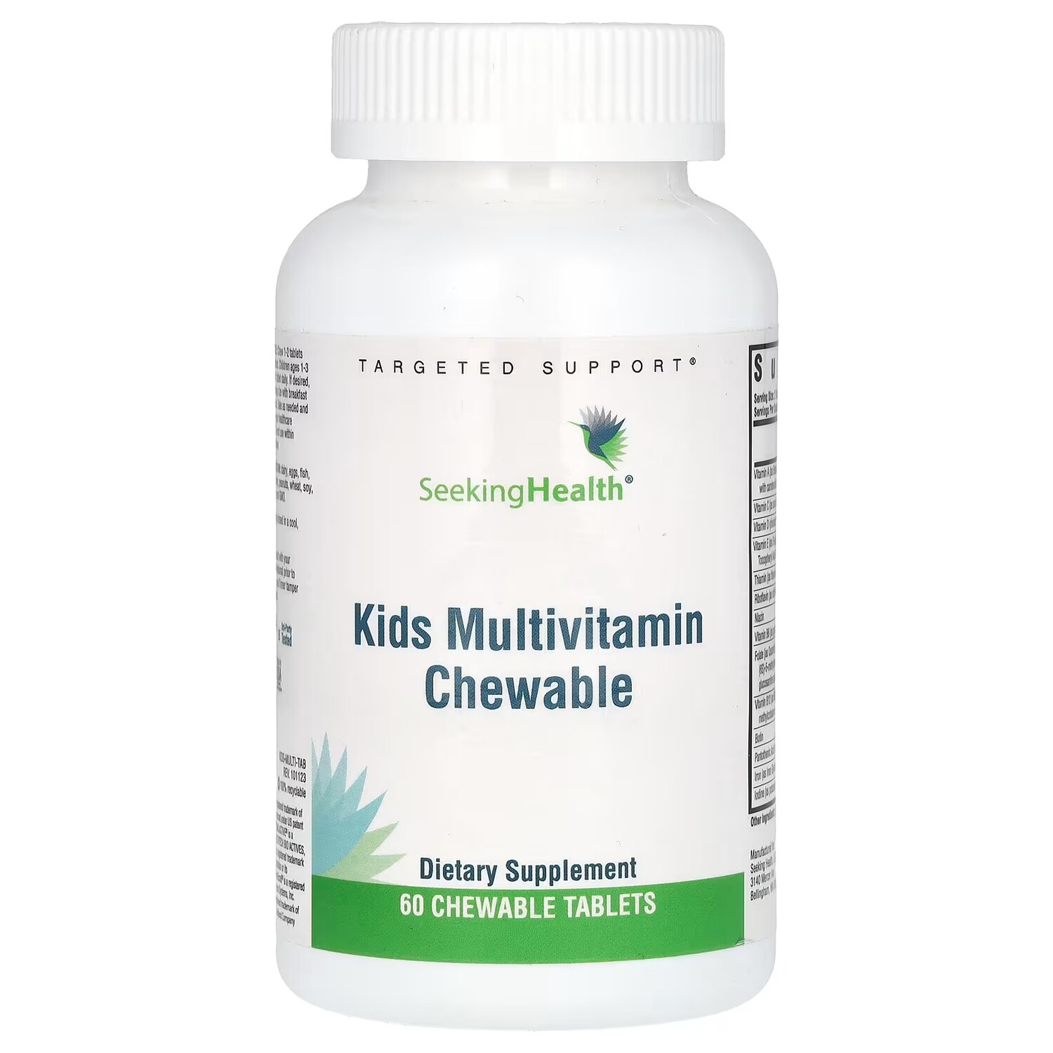 

Мультивитамины Seeking Health Kids, 60 жевательных таблеток