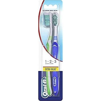 

Зубная щетка Oral-B Shiny Clean Medium, 2 шт.