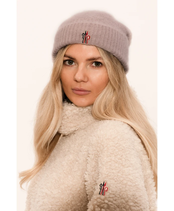 Шапка для отдыха после катания на лыжах в Гренобле Moncler, фиолетовый — фото 2