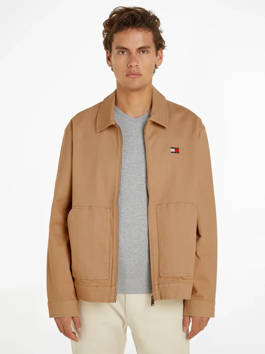 

Короткая куртка Tommy Jeans "TJM REG COTTON JACKET EXT", коричневый