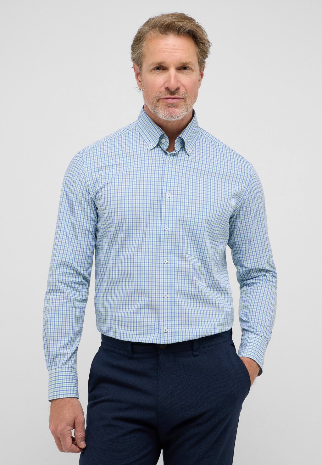 

Рубашка KARO MODERN FIT Eterna, зеленый
