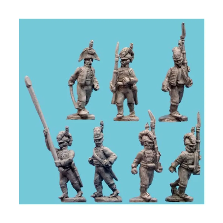

Легкая пехота в Тарлетоне с командованием, Age of Napoleon - Spanish - Infantry (15mm) (Blue Moon)