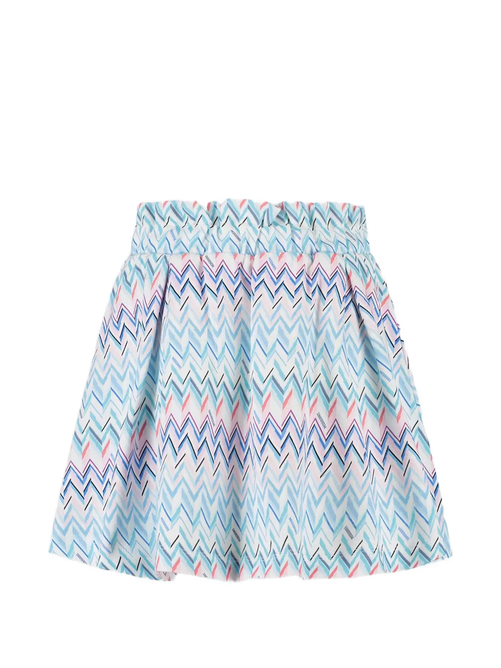 Юбка с шевронным узором Missoni Kids, синий — фото 2