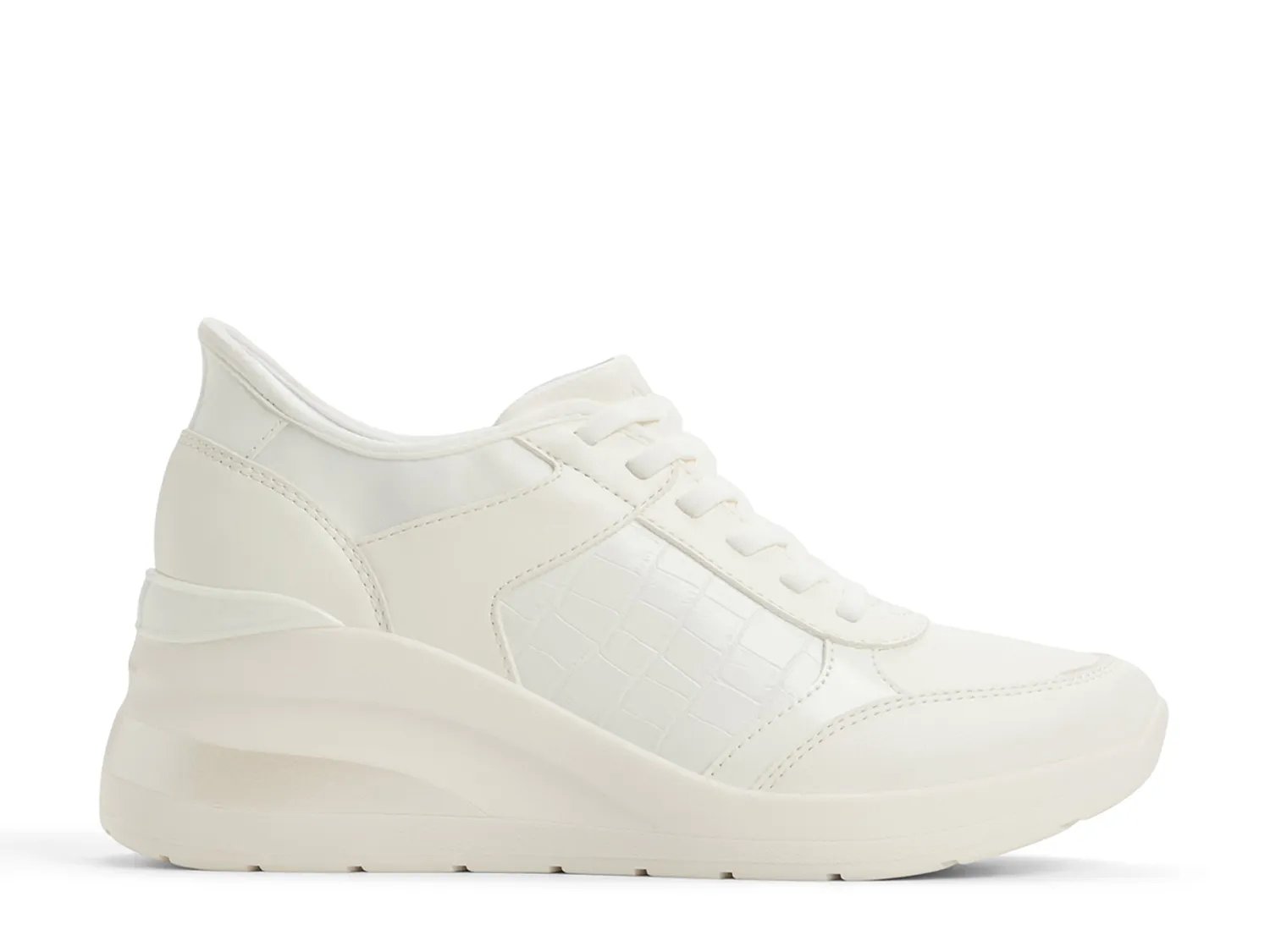 Кроссовки Aldo Iconi Step Wedge Sneaker, белый — фото 3