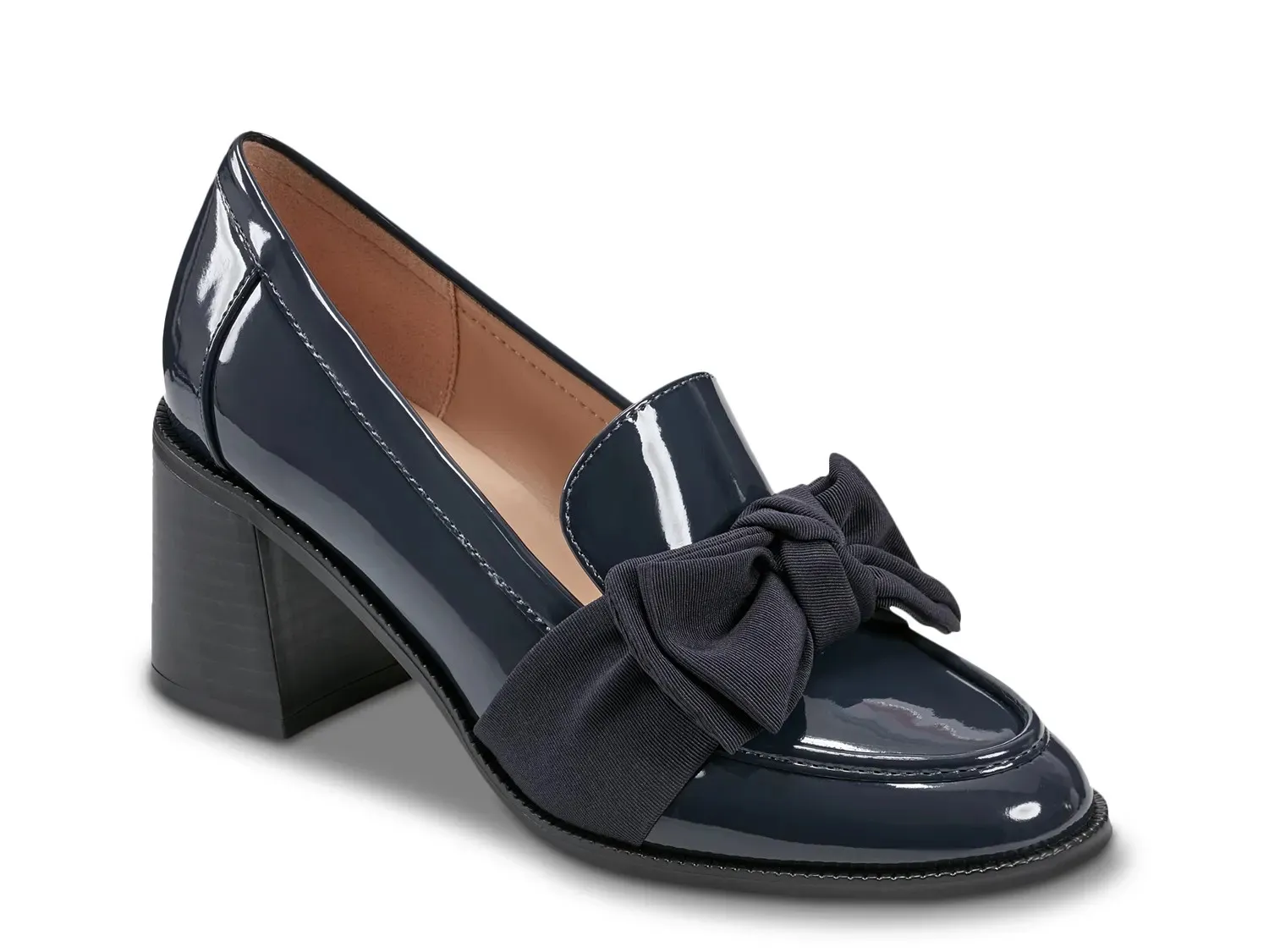 Лоферы Bandolino Korrar, темно-синяя синтетика