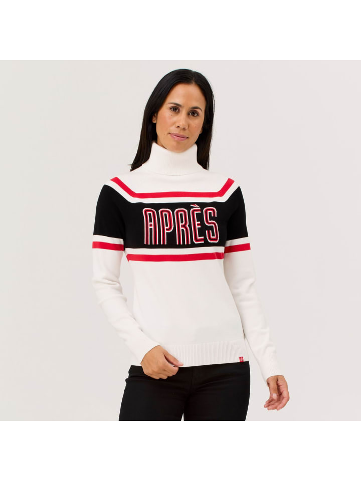 

Krimson Klover Вязаный свитер с высоким воротником Annika в снегу