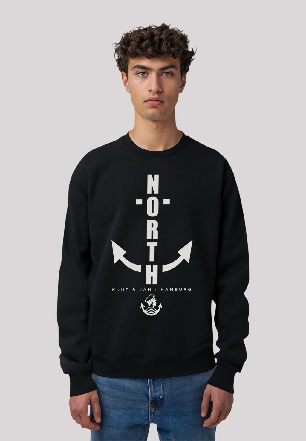 

Толстовка NORTH ANKER KNUT JAN HAMBURG F4NT4STIC, черный