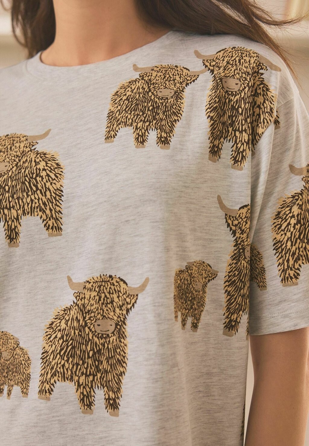

Ночная рубашка REGULAR FIT Next, серый