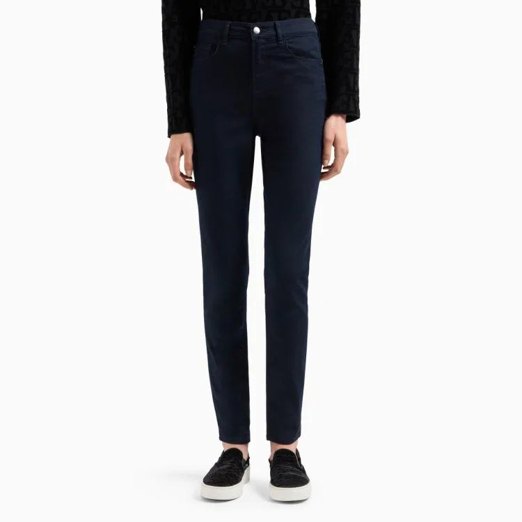 Джинсы женские denim blue moderate slim fit EMPORIO ARMANI — фото 4