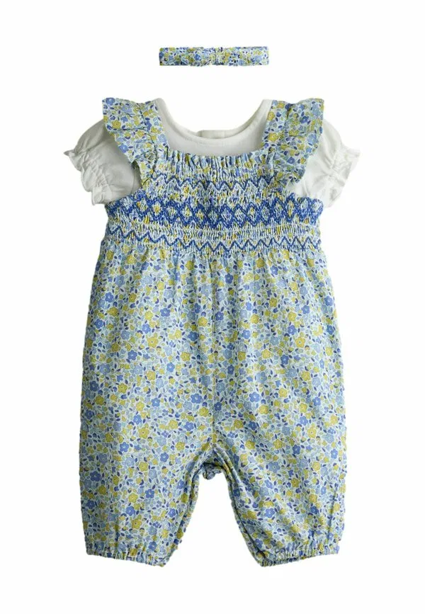 Комбинезон стандартного кроя с присборенной отделкой Jojo Maman Bébé, Blue