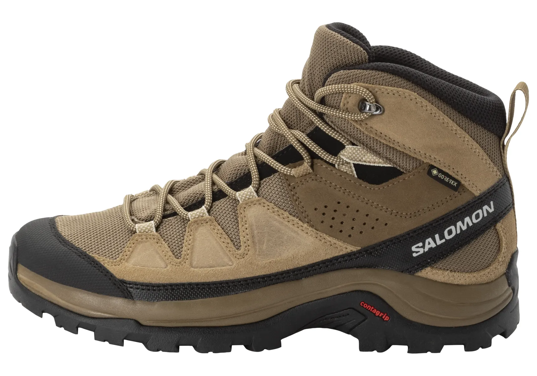 Кроссовки Salomon "QUEST ROVE Gore-Tex", водонепроницаемые, коричневый — фото 2