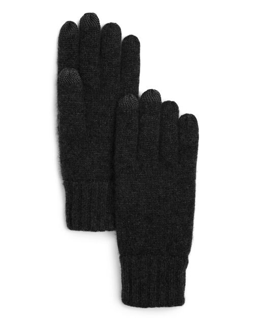 

Вязаные технические перчатки The Men's Store at Bloomingdale's, цвет Black