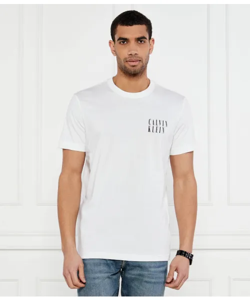

Футболка «Тени» Regular fit Calvin Klein Jeans, белый