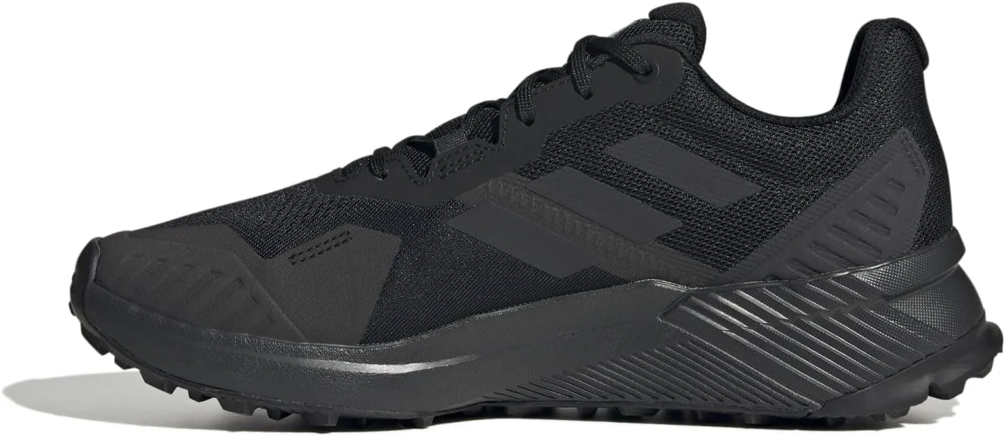 Мужские кроссовки Adidas Terrex Soulstride для трейлраннинга, черный/серый — фото 4
