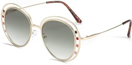 

Мужские солнцезащитные очки в овальной оправе большого размера 2027 года, персонализированные солнцезащитные очки для женщин, очки с защитой от УФ-излучения UV400 MTZJH, Gradient Green