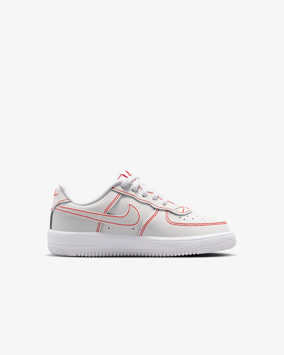 Детские кроссовки Nike Force 1 Low LV8 1, White/University Red — фото 3