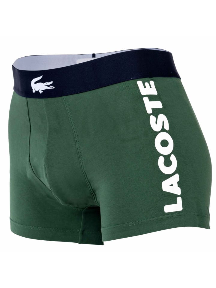 Боксерские трусы Lacoste, цвет grün/dunkelblau/weiß — фото 4
