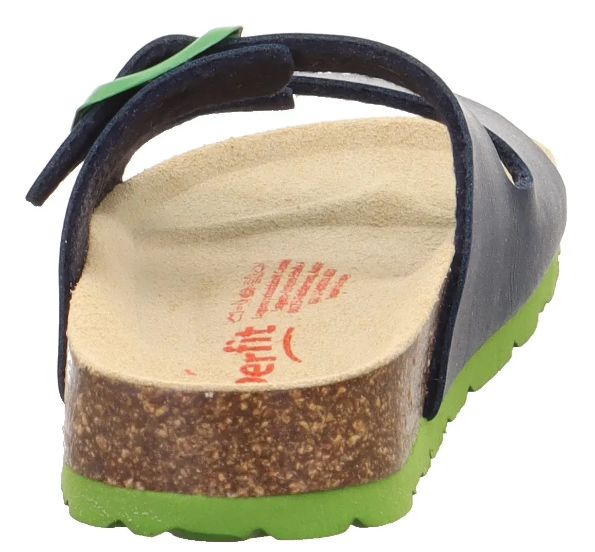 Мюли Superfit "Slippers WMS: Medium", тапочки на стельке, мюли с регулируемой застежкой-пряжкой, зеленый — фото 3