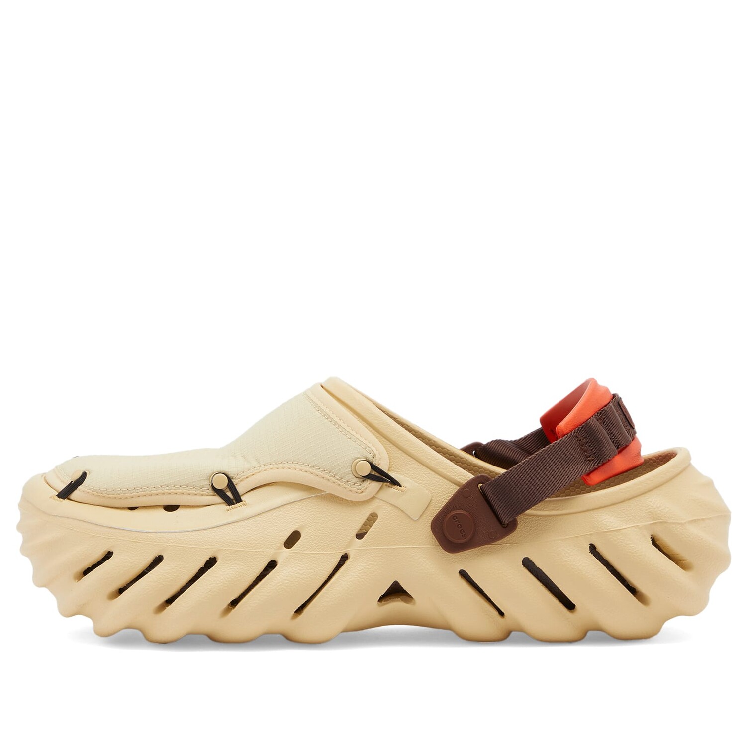 

Туфли броги Crocs Echo Ripstop Clog, цвет Sesame Multi