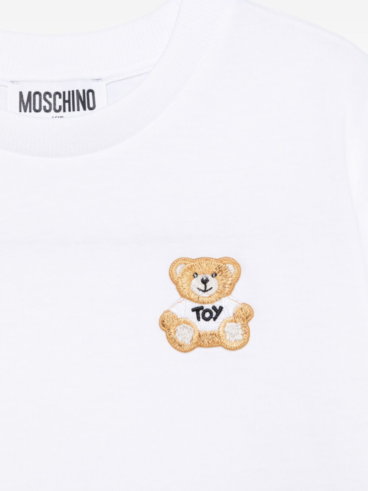 Moschino Kids футболка с нашивкой Teddy Bear, белый — фото 3