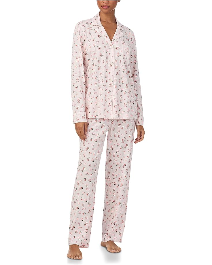 

Пижама Lauren Ralph Lauren Knit Long, цвет Pink Ditsy