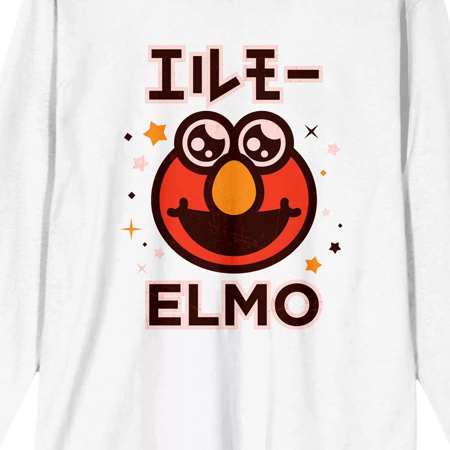

Мужская футболка с длинными рукавами Elmo Kanji «Улица Сезам» Licensed Character