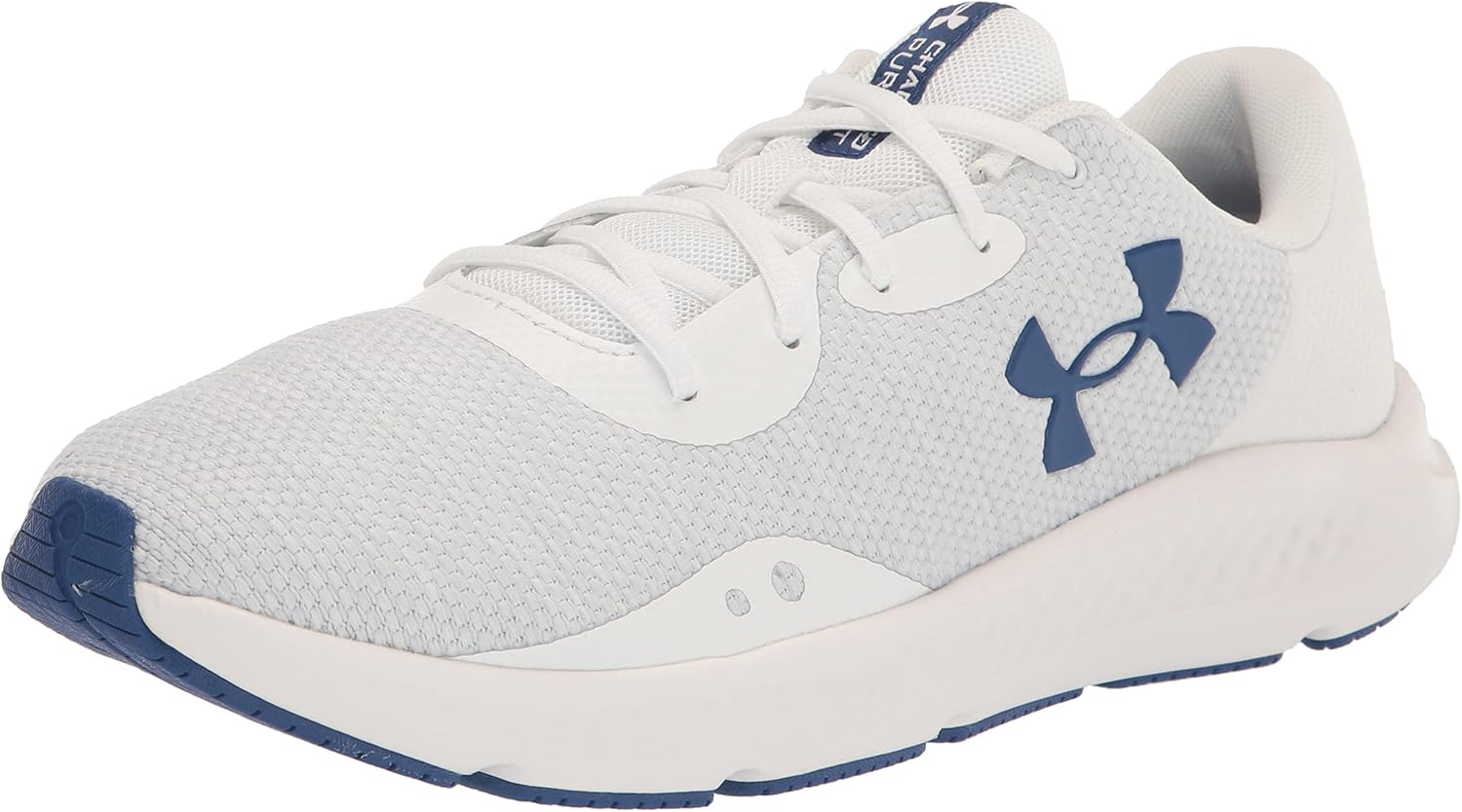 

Under Armour мужские кроссовки Charged Pursuit 3 для бега, (101) White/White/Blue Mirage