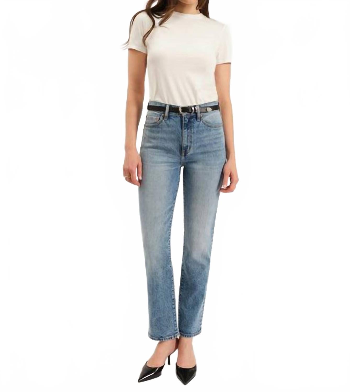 

Джинсы Smarty Pants с высокой талией и зауженными прямыми джинсами в цвете Wink Daze, Wink