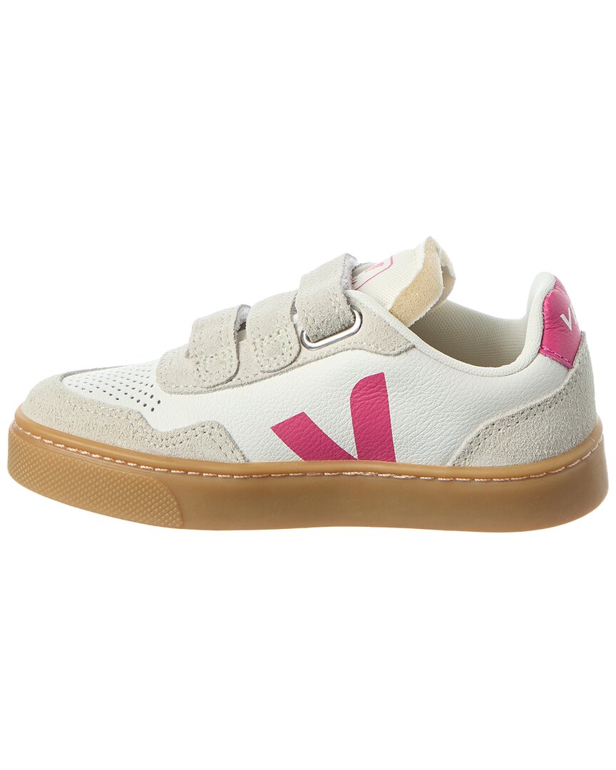 Кроссовки VEJA Small V-90 OT из кожи, белый — фото 2