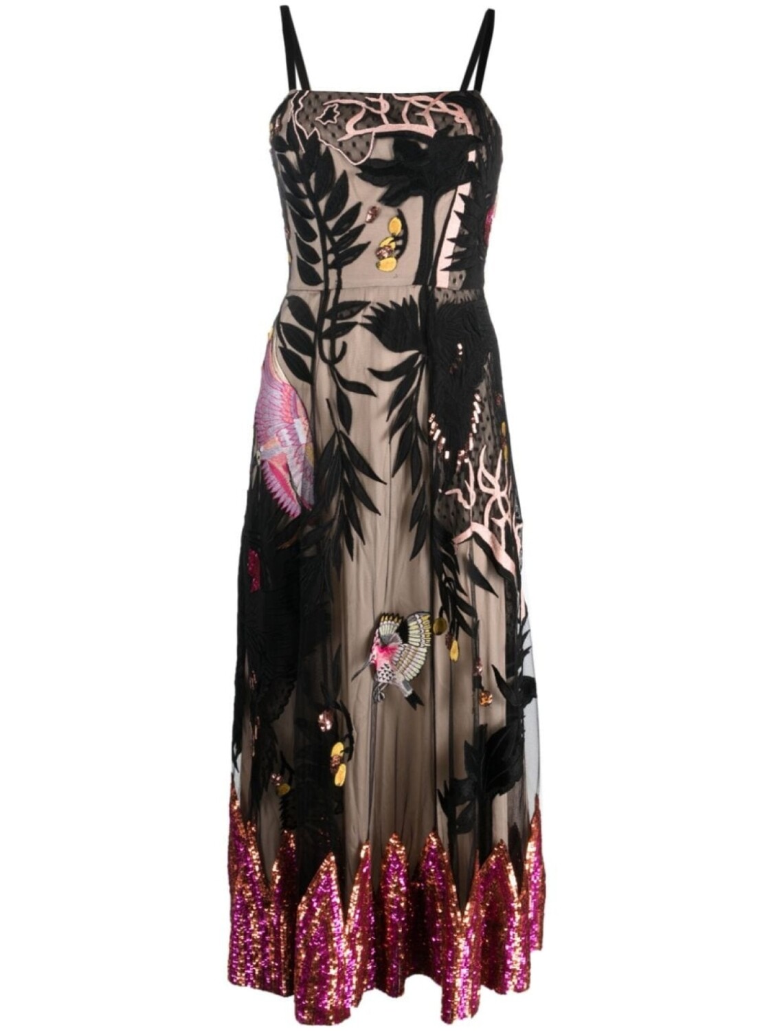 

Temperley London платье макси Opera без рукавов, черный