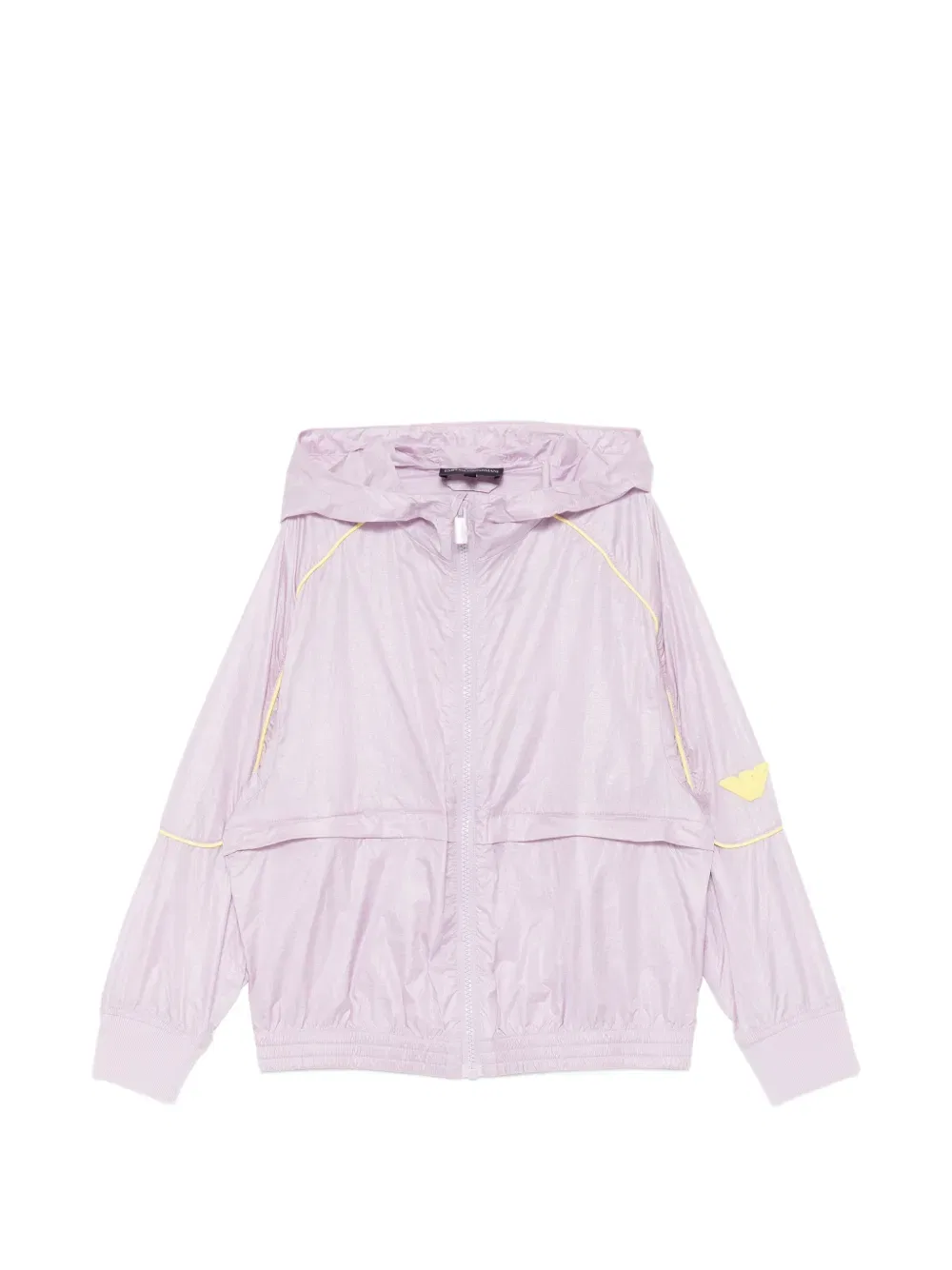 Куртка с тисненым логотипом Emporio Armani Kids, фиолетовый
