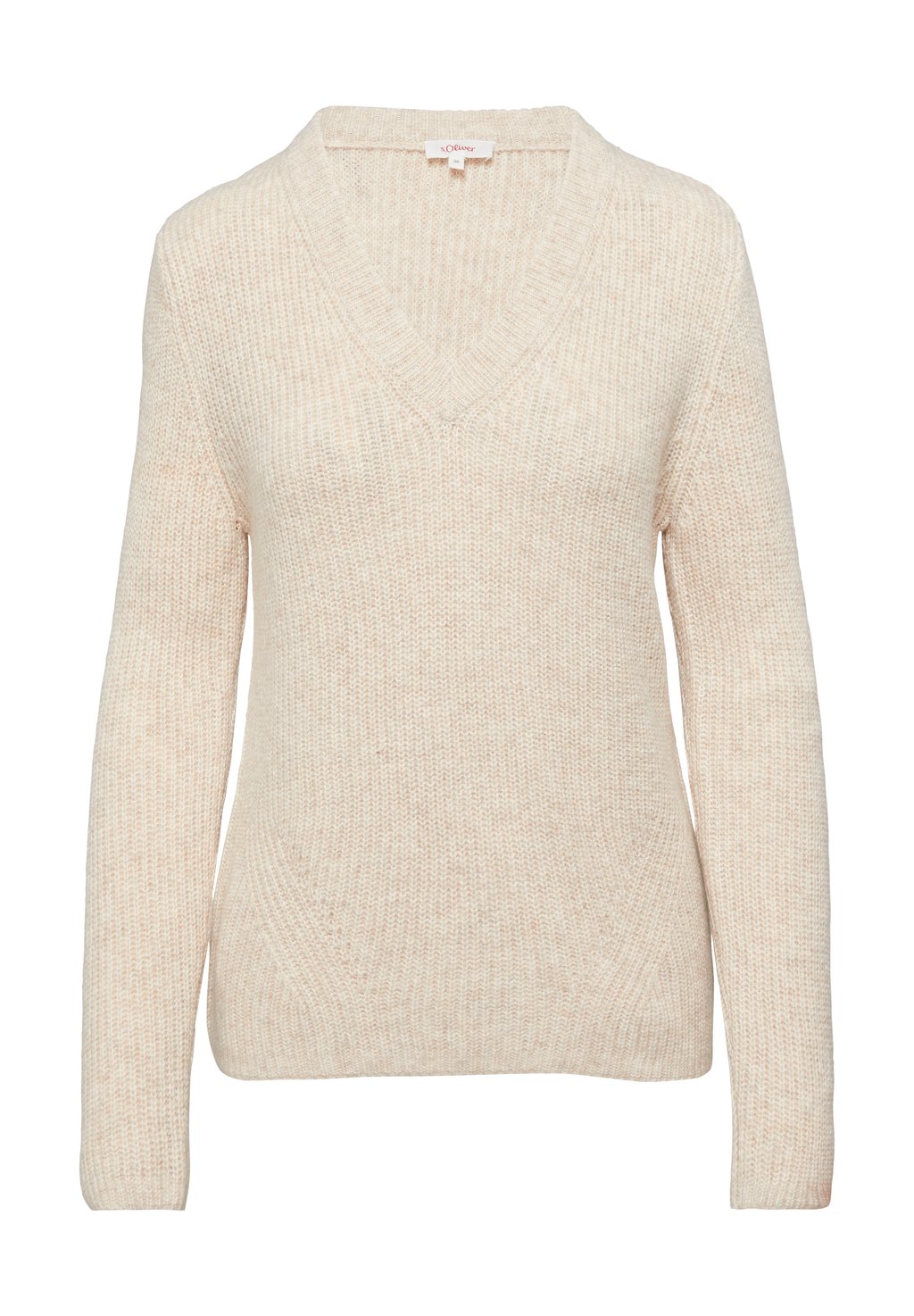 

Джемпер MIT V NECK s.Oliver, бежевый