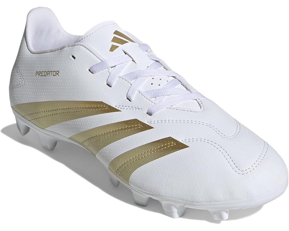 

Кроссовки adidas Predator Club Football Boots Flexible Ground, цвет White/Gold Metallic/White