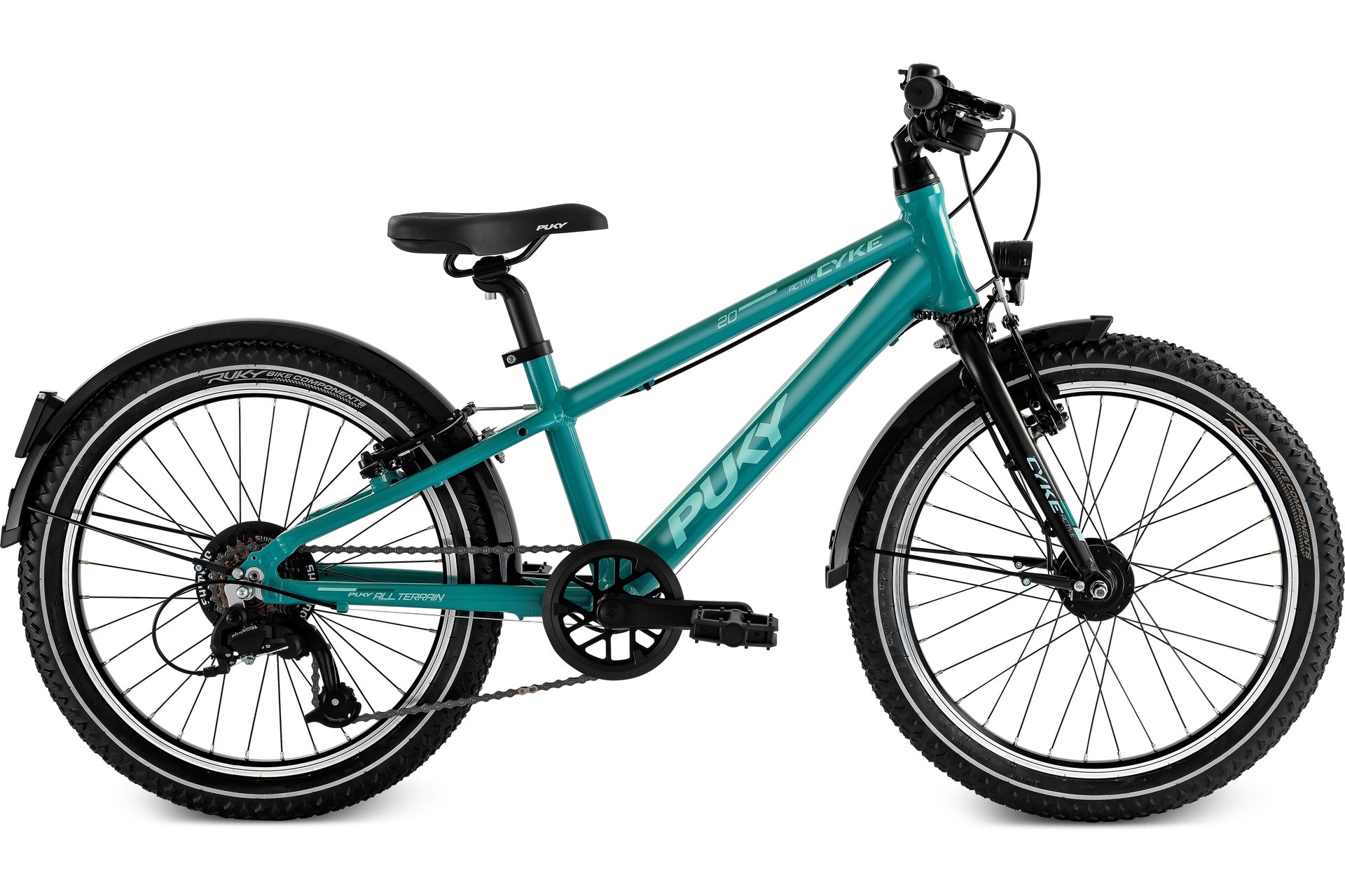 

Детский велосипед Puky Cyke 20-7 Active - 20 дюймов - Diamant - 2025, цвет Türkis|turquoise/black