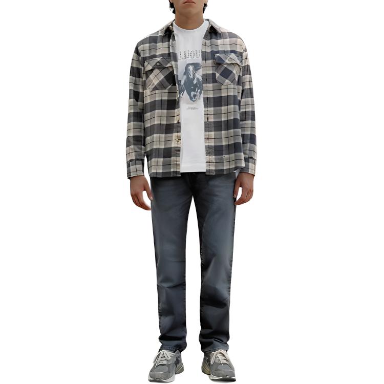 Levi's X Jjjjound Футболка с принтом Levis, белая — фото 4