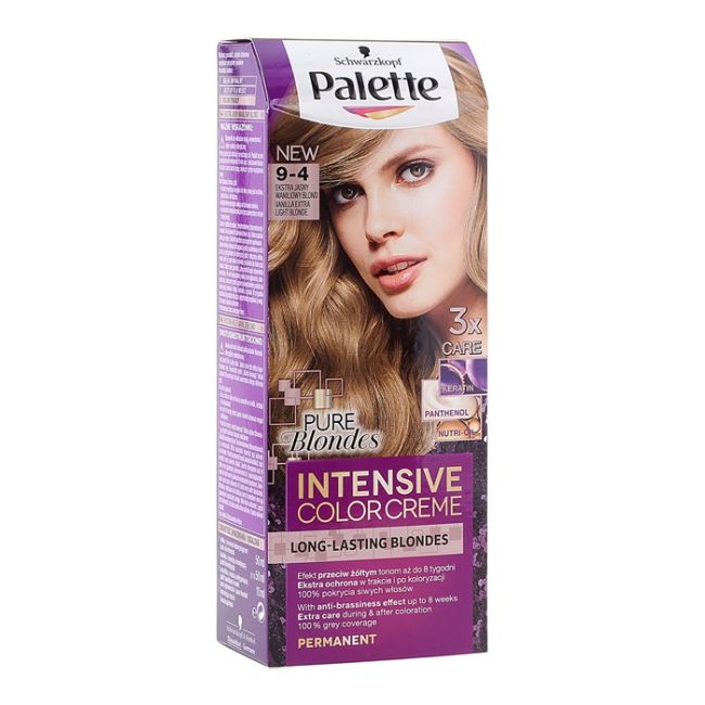 

Краска для волос icc Palette, цвет b8 vanilla extra light blond