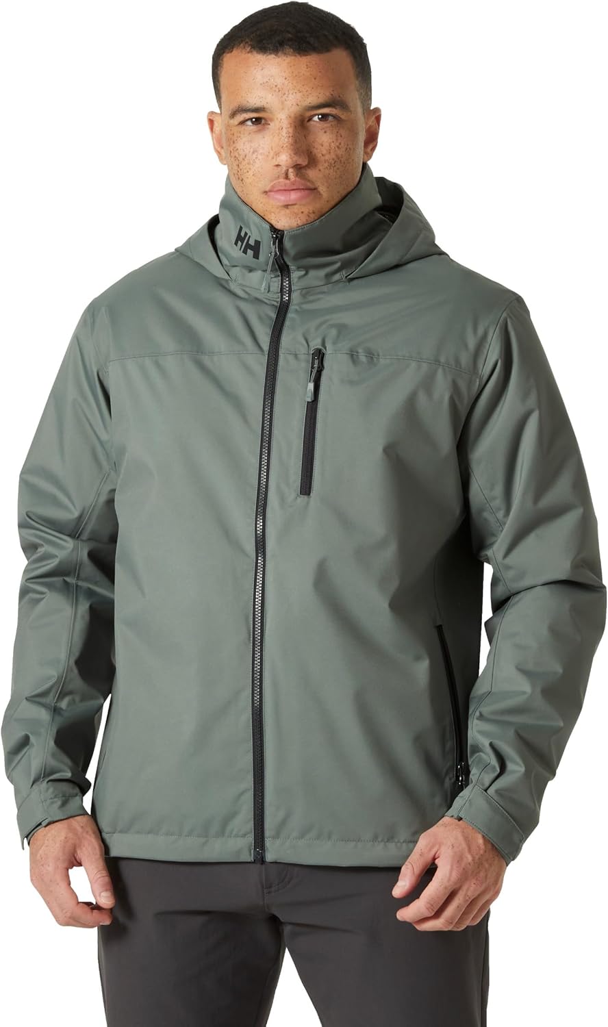 

Мужская куртка среднего слоя Helly Hansen 33874 Crew с капюшоном, 485 Grey Cactus