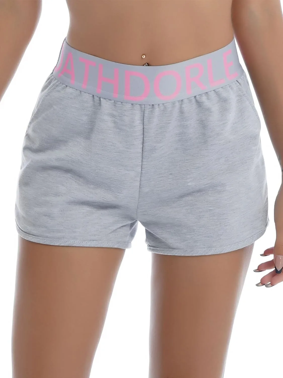 

Женские спортивные шорты Yeahdor для бега с принтом