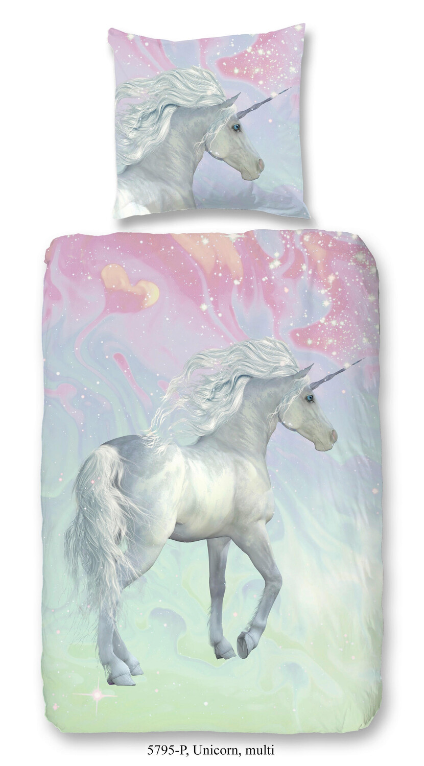 

Молодежное Постельное белье unicorn renforce 135/200 см, мультиколор