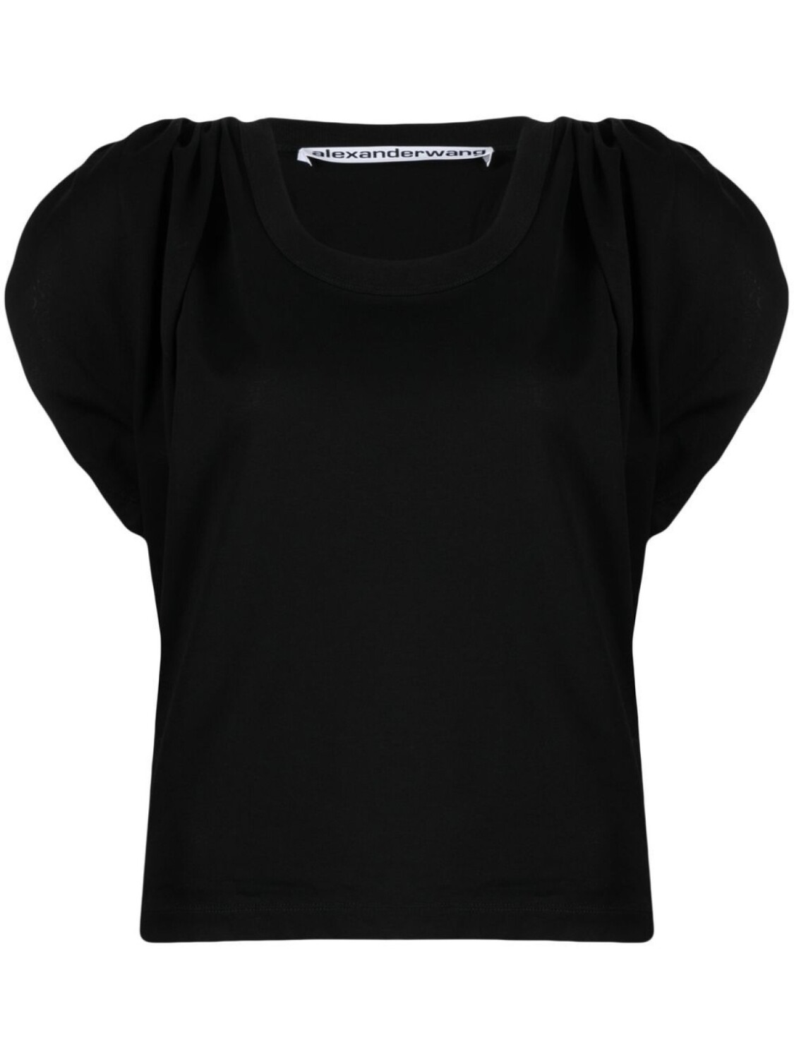 

Alexander Wang футболка с присборенными рукавами, черный