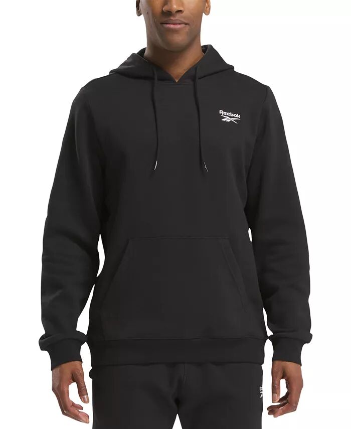 

Мужской пуловер с капюшоном и длинными рукавами Reebok, черный