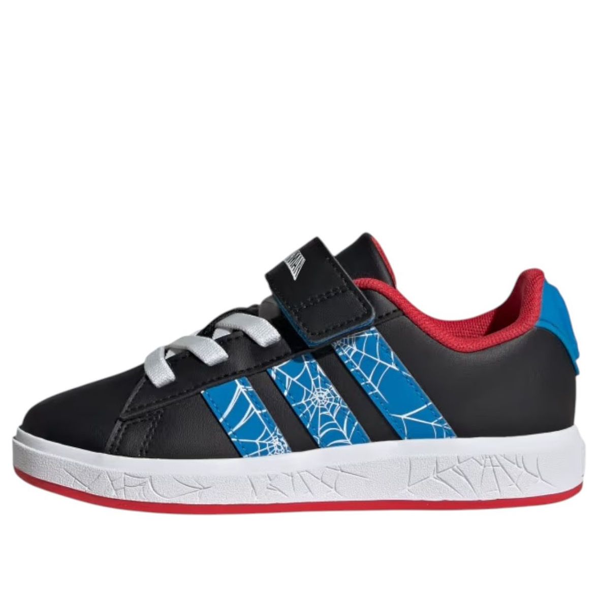 (GS) Adidas x Marvel Spider-Man Grand Court 'Cloud Black Bright Blue'