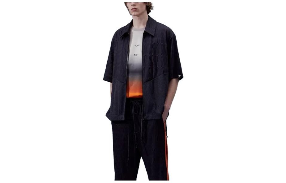 

Рубашка с короткими рукавами Adidas X Song For The Mute «Charcoal» Adidas Originals, черный