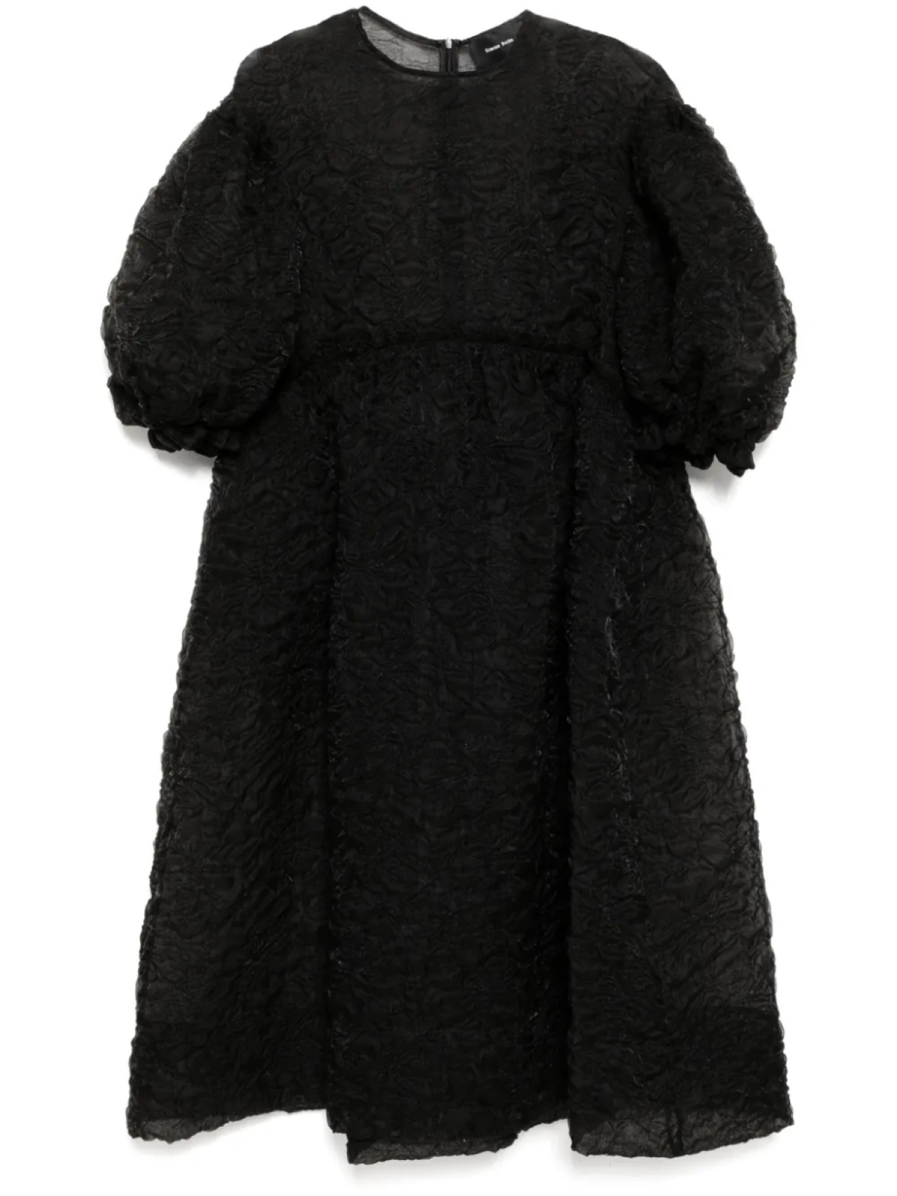 

Simone Rocha платье с оборками, черный