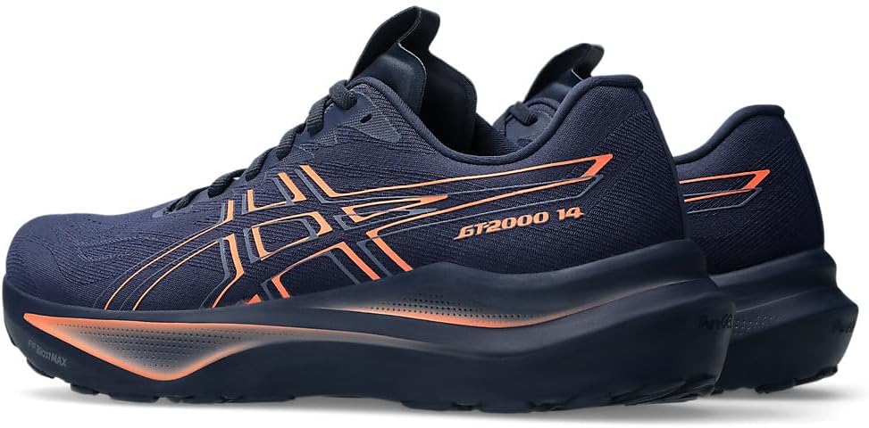 Мужские кроссовки для бега ASICS GT-2000 14, Midnight Vivid Coral — фото 2