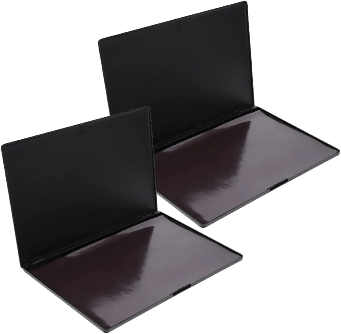 Палетка для теней магнитная IWOWHERO 2-в-1 23x15cm черный