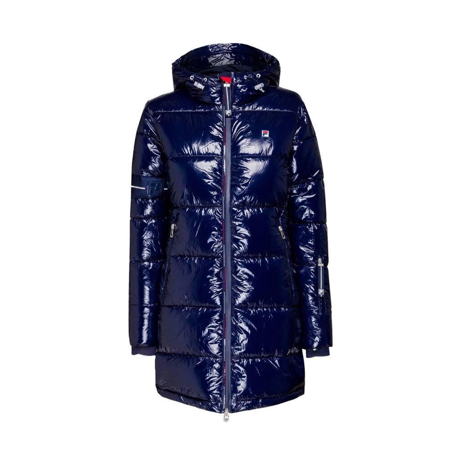 

Женская лыжная куртка Sakura пуховик темно-синяя FILA, цвет blau