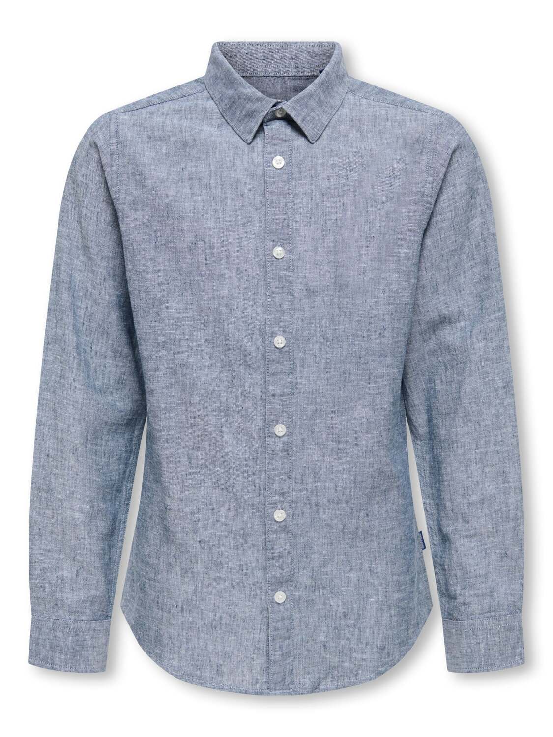 

Only & Sons Junior Рубашка на пуговицах 'OSJCAIDEN' Regular fit в крапчатом синем цвете