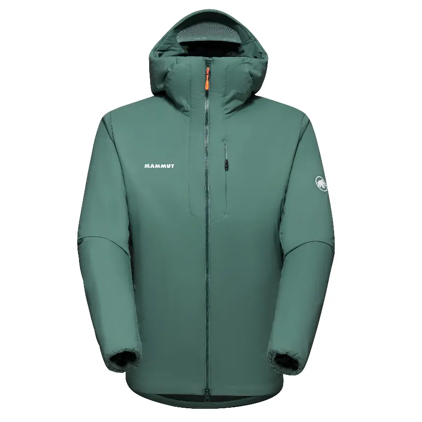

MAMMUT Куртка пуховик с капюшоном, Dark Jadeite Green